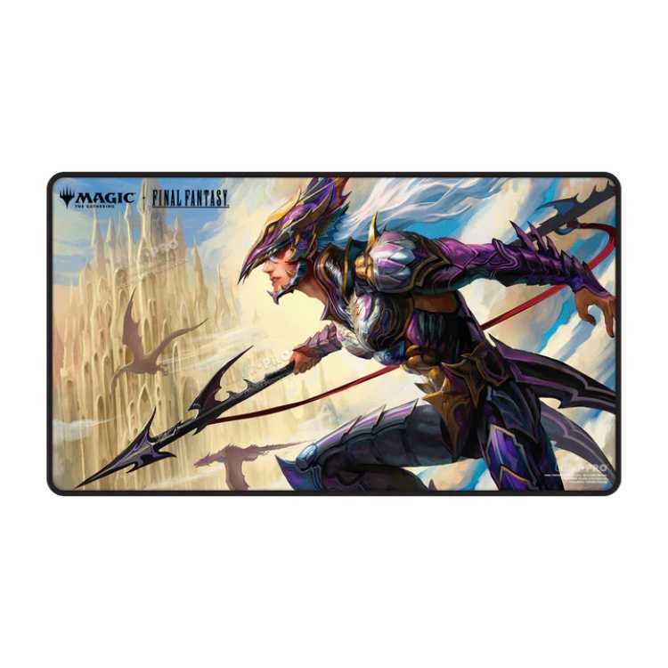 The Magic: The Gathering® - FINAL FANTASY™ Black Stitched Playmat - Kain, Traitorous Dragoon