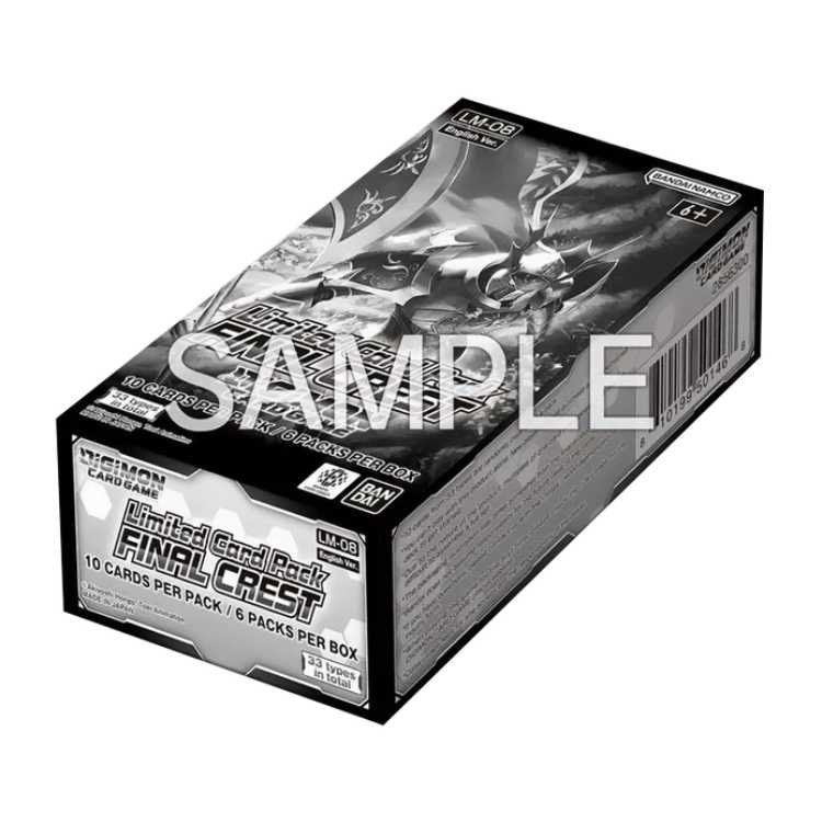 LM-08 Limited Card Pack - Final Crest Booster Display