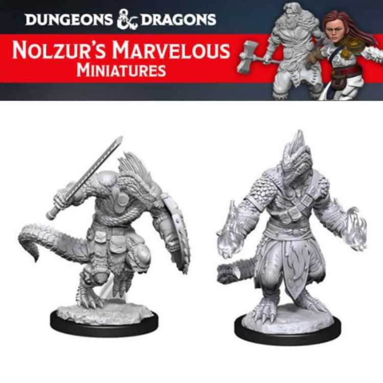 Lizardfolk Barbarian & Lizardfolk Cleric (2ct)