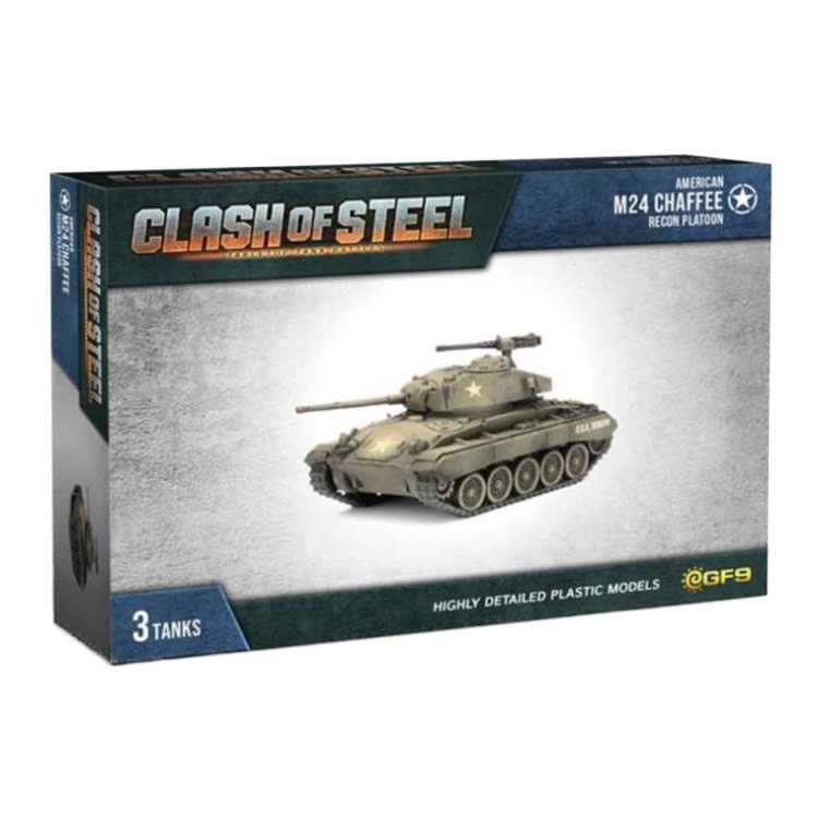 American M24 Chaffee Recon Platoon - 3 Tanks