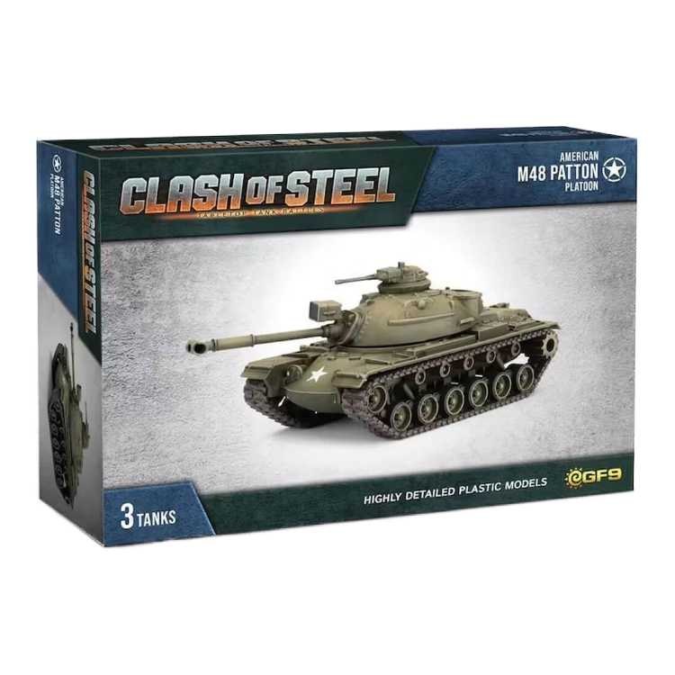 American M48 Patton Platoon - 3 Tanks