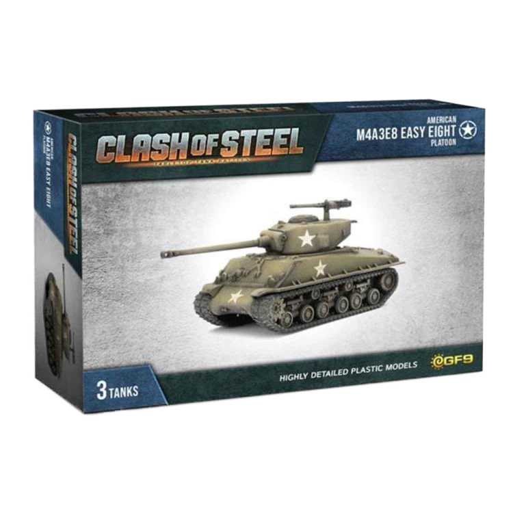 American M4A3E8 Easy Eight Platoon - 3 Tanks