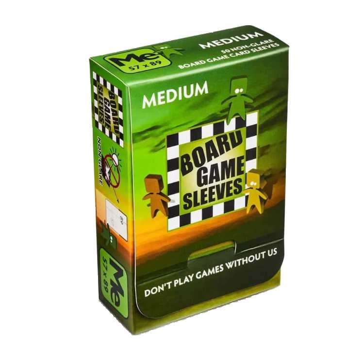 Dragon Shield Medium Sleeves Clear, 57x89 (50ct)