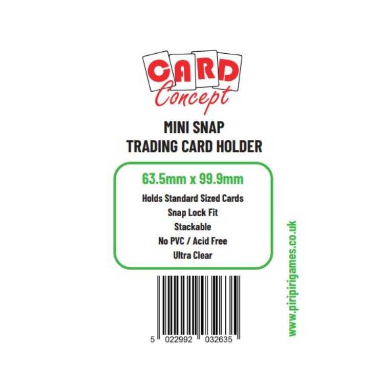 Card Concept Mini Snap Trading Card Holder