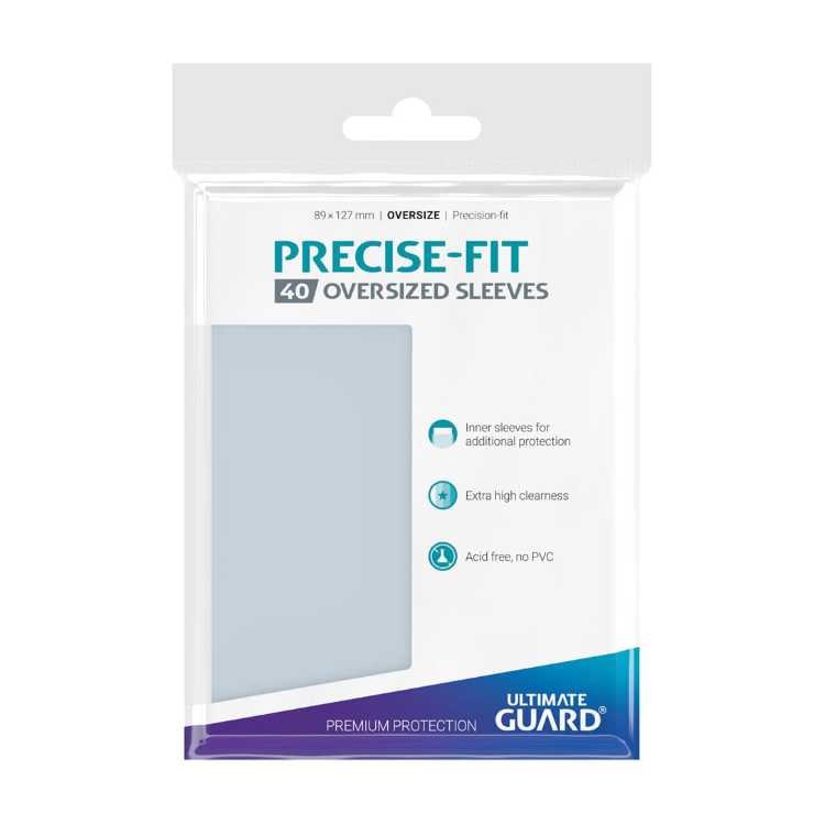 Precise-Fit Oversized Sleeves Clear, 89x127 (40ct)