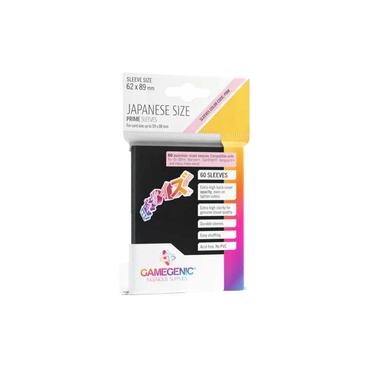 Prime Sleeves Black, Japanese Size (60ct)