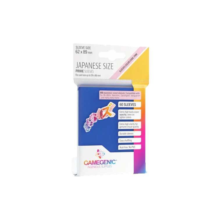 Prime Sleeves Blue, Japanese Size (60ct)