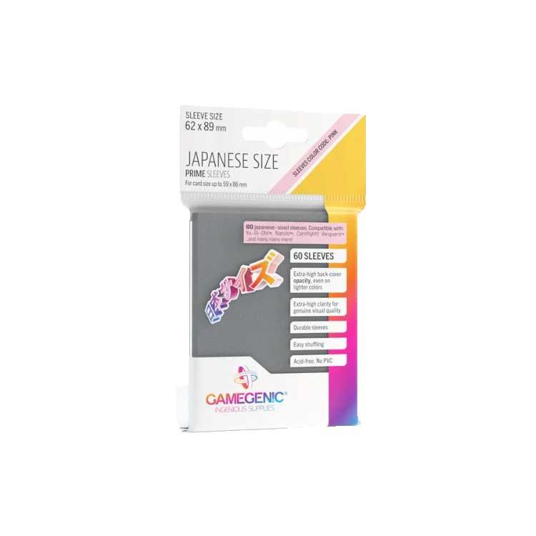 Prime Sleeves Dark Grey, Japanese Size (60ct)