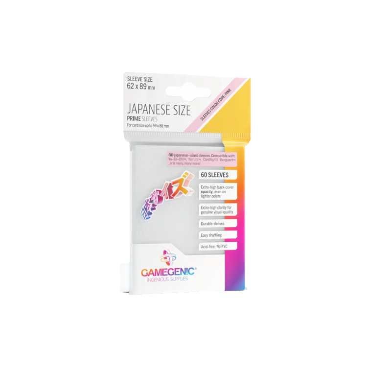 Prime Sleeves White, Japanese Size (60ct)