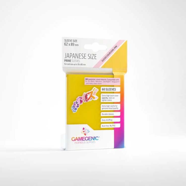Prime Sleeves Yellow, Japanese Size (60ct)