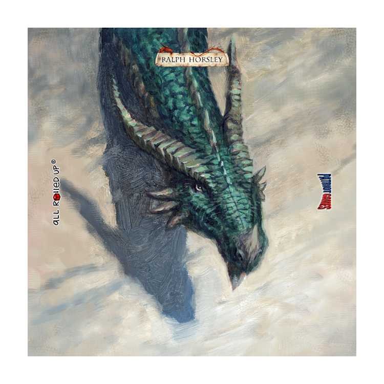 Azure Dragon 8" x 8" Dice Tray