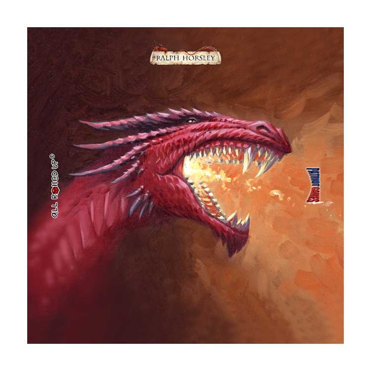 Fiery Dragon 8" x 8" Dice Tray