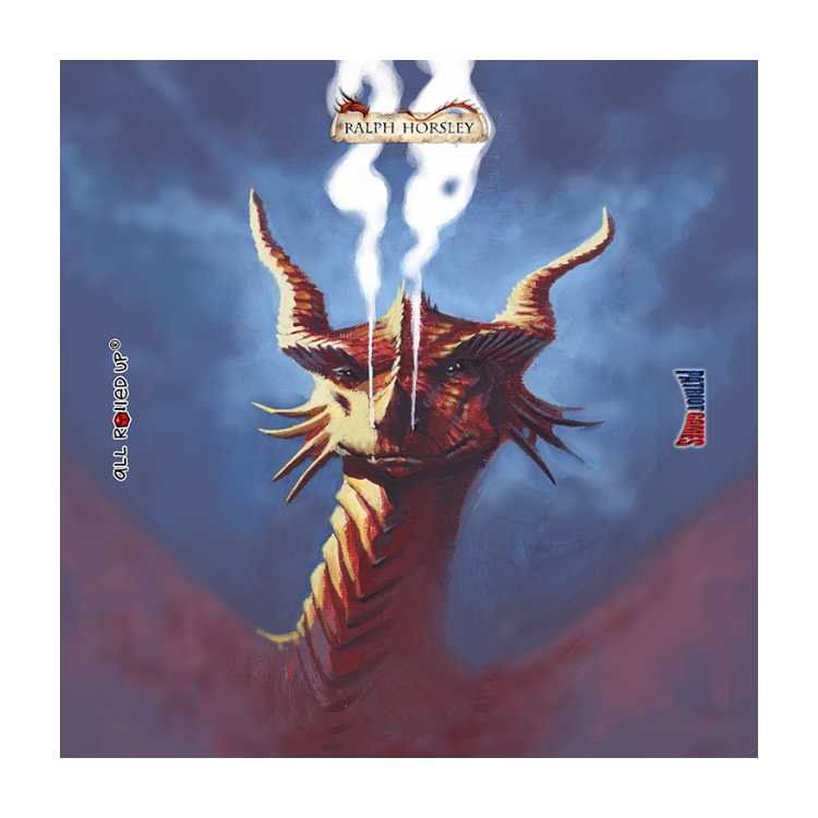 Smouldering Dragon 8" x 8" Dice Tray