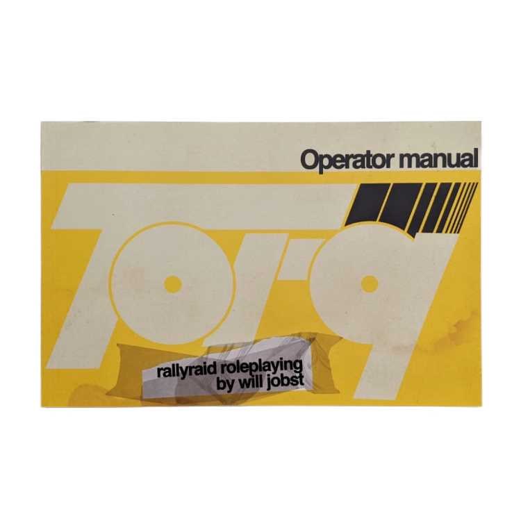 TORQ: Rallyraid RPG - Operator Manual