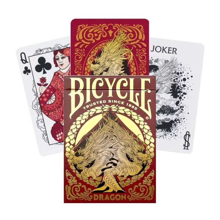 Bicycle® Red Dragon Playing Cards