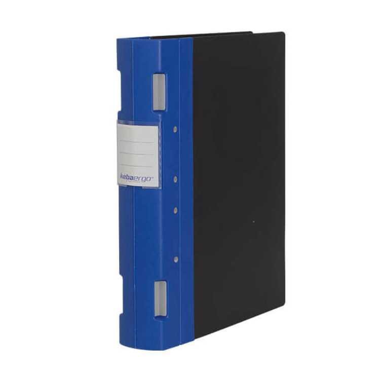 KEBAergo 4 Prong Ring Binder, Blue