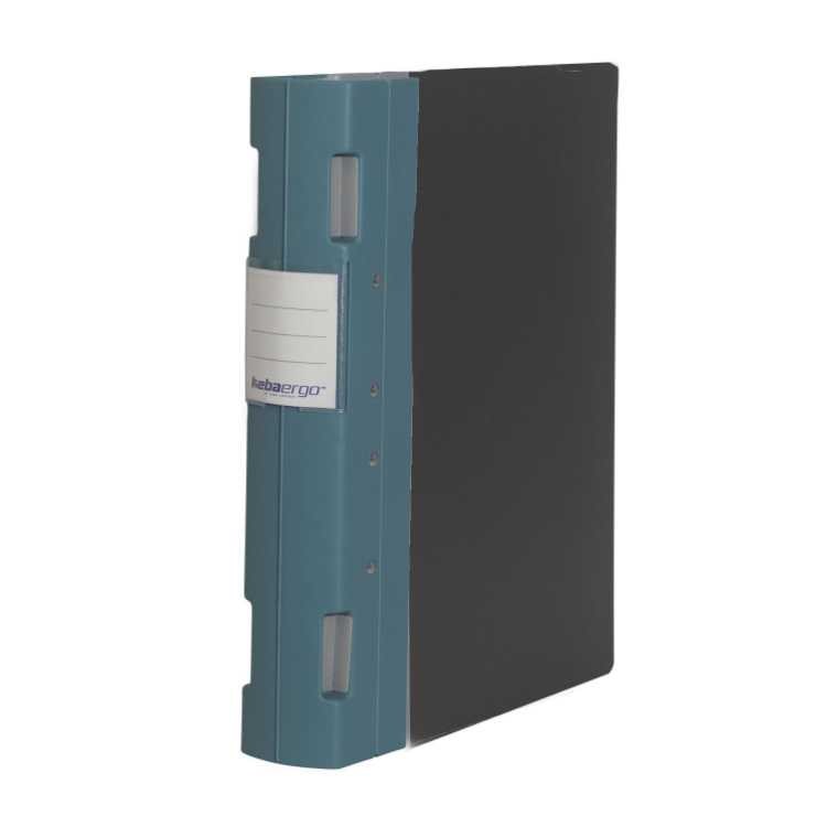 KEBAergo 4 Prong Ring Binder, Petrol