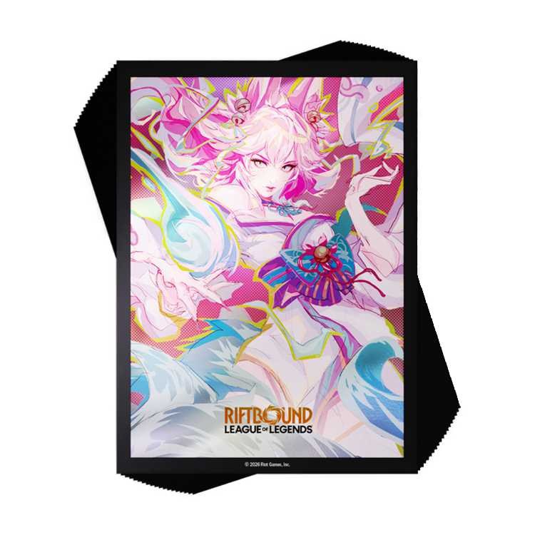 Spiritforged Art Sleeves - Spirit Blossom Ahri, Standard Size (100ct)