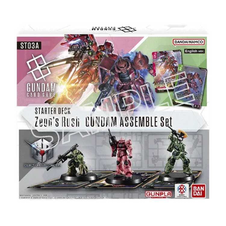 Gundam Assemble Zeon’s Rush Starter Deck (ST03A)