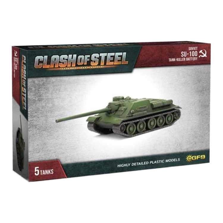 Soviet SU-100 Tank-Killer Battery - 5 Tanks