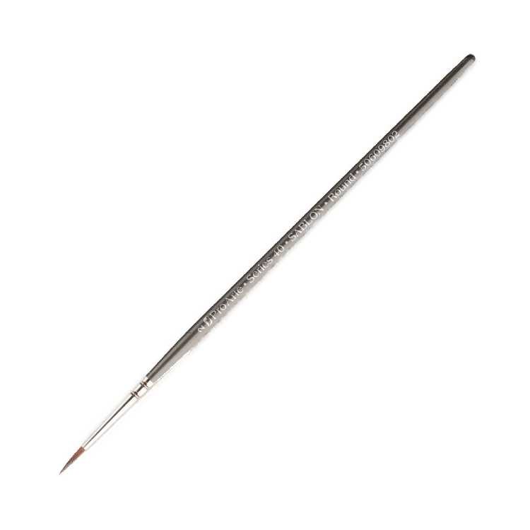 Sablon Imitation Sable Crafter Round Brush - 2