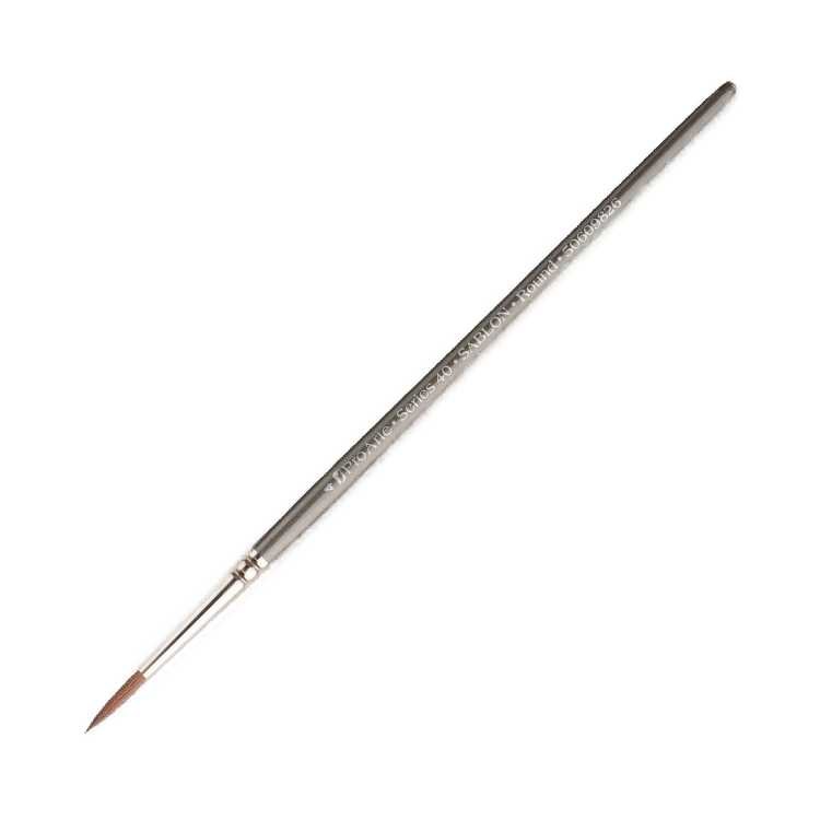 Sablon Imitation Sable Crafter Round Brush - 4