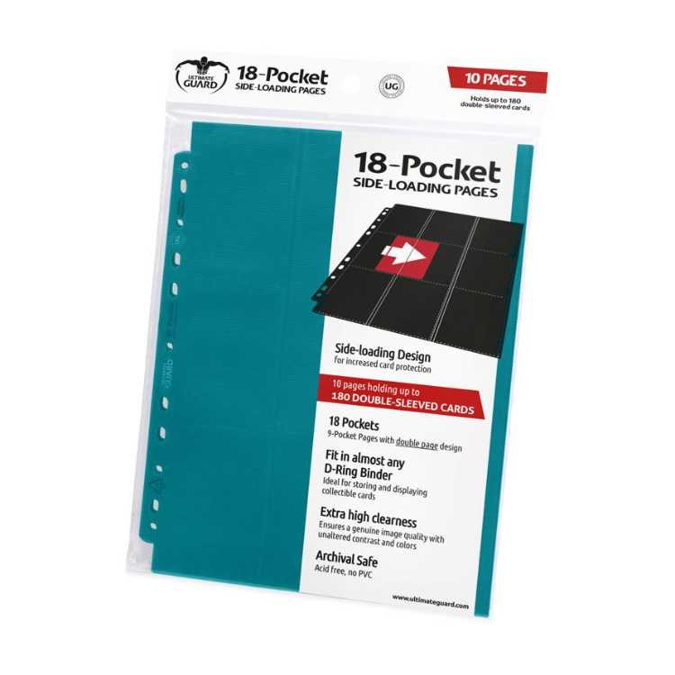 18-Pocket Pages Side-Loading Petrol Blue (10ct)