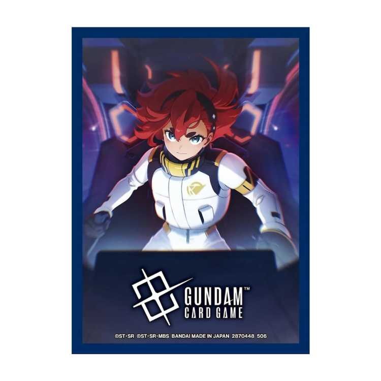 Gundam Card Game Suletta Mercury Sleeves, Standard (70ct)