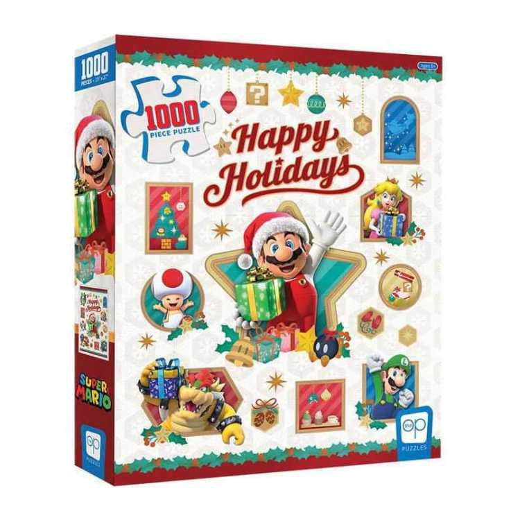 USAOPOLY: Super Mario - Happy Holidays (1000pc)