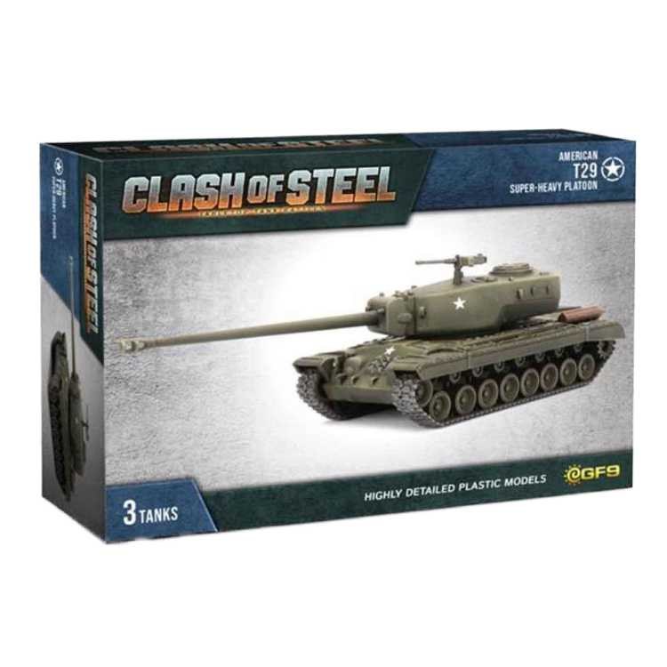 American T29 Super-Heavy Platoon - 3 Tanks