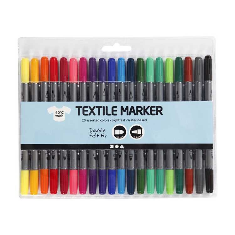Textile Marker Standard, 20ct