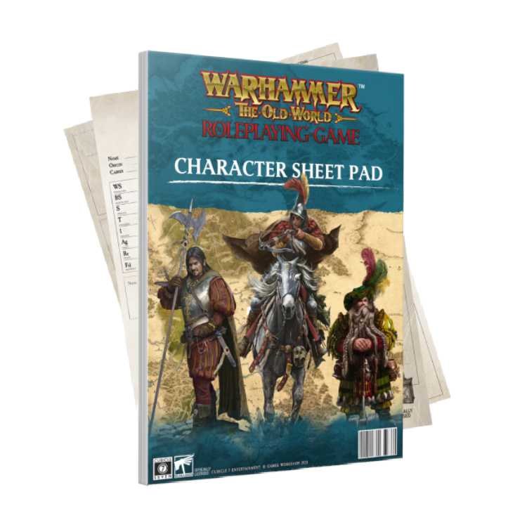 Warhammer: the Old World Roleplaying Game Character Sheet Pad