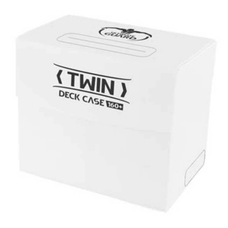 Twin Deck Case 160+ Standard Size White
