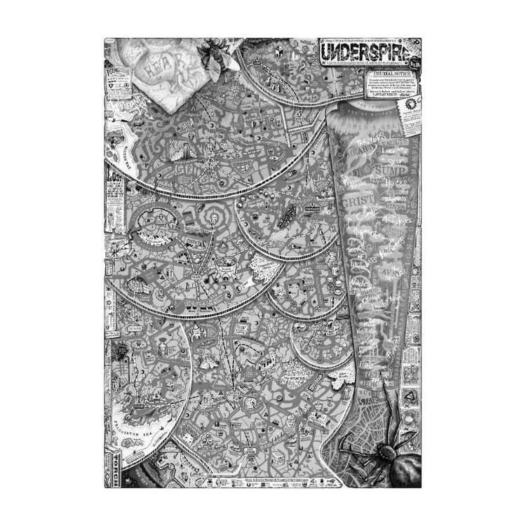 Underspire Map Print