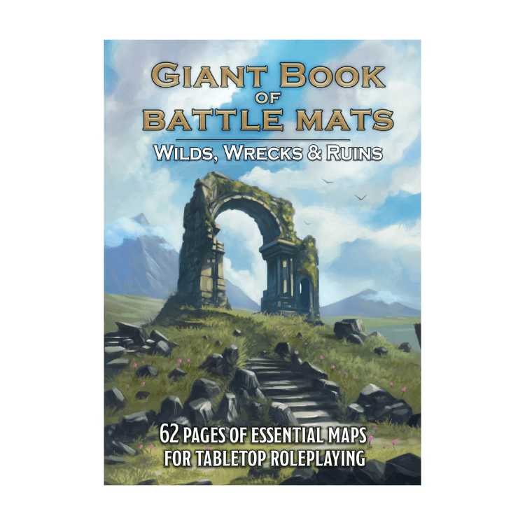 Giant Book of Battle Mats - Wilds, Wrecks & Ruins