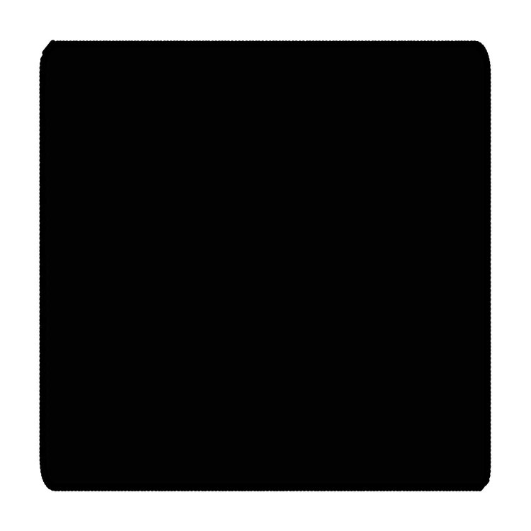 Black 3ft x 3ft Coffee Table Size Black Stitched Playmat