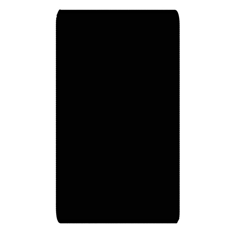 Black 6ft x 3ft Gaming Table Size Black Stitched Playmat