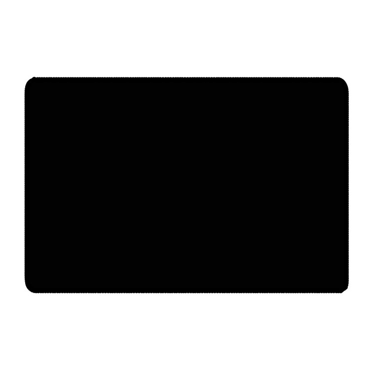 Black 6ft x 4ft Epic Wargame Size Black Stitched Playmat
