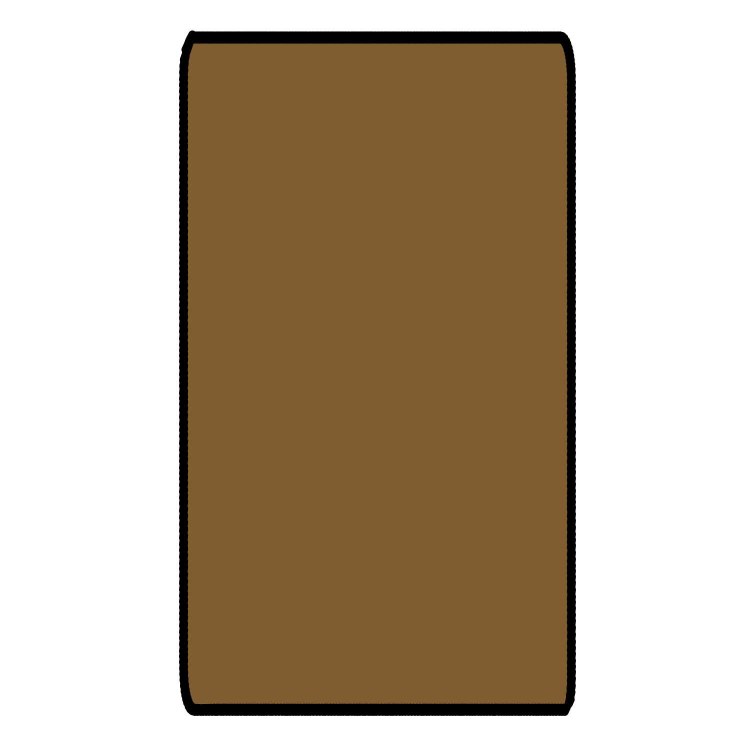 Brown 6ft x 3ft Gaming Table Size Black Stitched Playmat