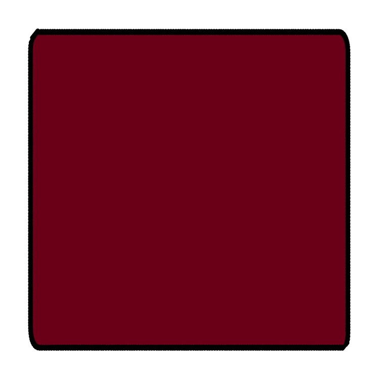 Deep Red 3ft x 3ft Coffee Table Size Black Stitched Playmat