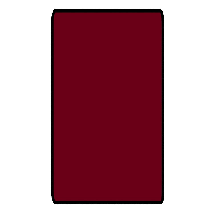 Deep Red 6ft x 3ft Gaming Table Size Black Stitched Playmat