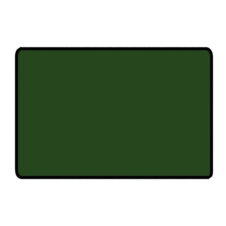 Forest Green 6ft x 4ft Epic Wargame Size Black Stitched Playmat