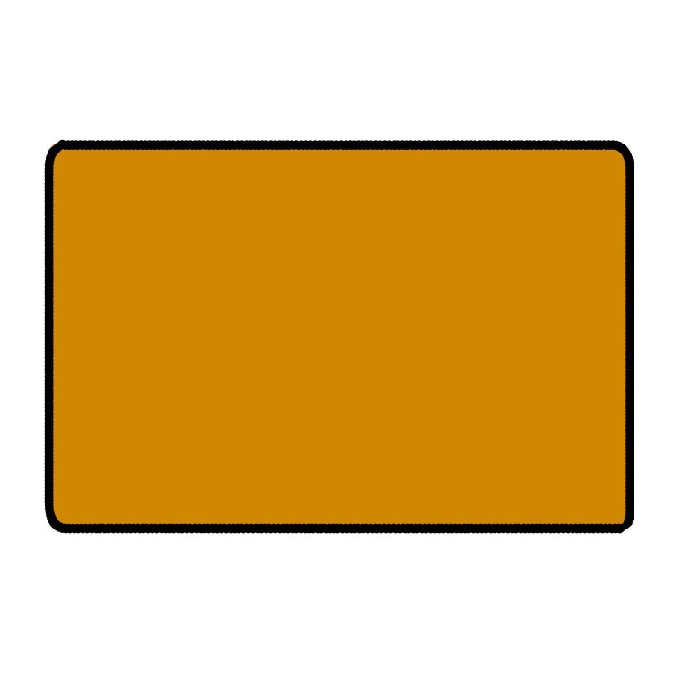 Golden Yellow 6ft x 4ft Epic Wargame Size Black Stitched Playmat