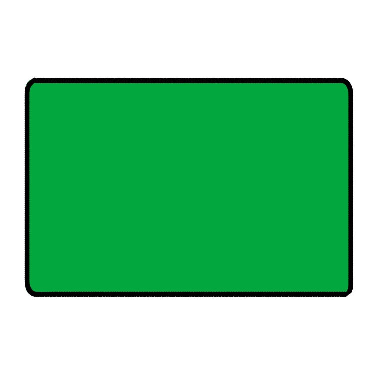 Light Green 6ft x 4ft Epic Wargame Size Black Stitched Playmat