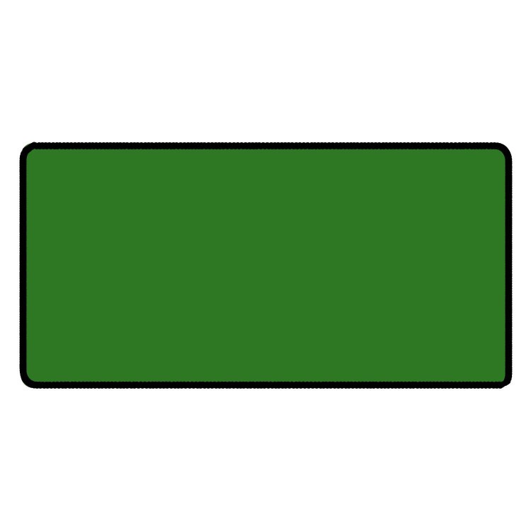 Poker Green 24" x 14" Classic Size Black Stitched Playmat