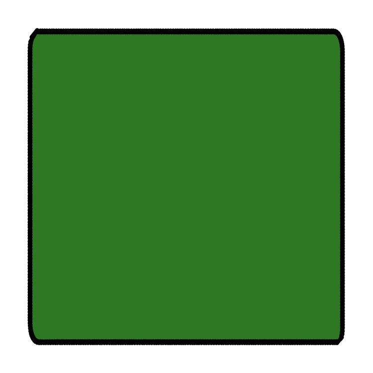 Poker Green 3ft x 3ft Coffee Table Size Black Stitched Playmat