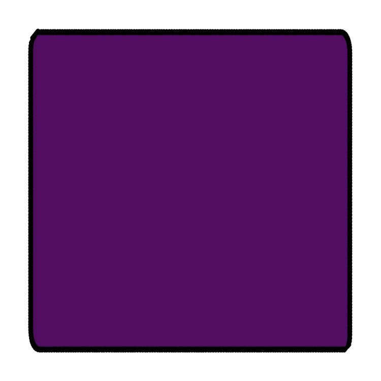 Purple 3ft x 3ft Coffee Table Size Black Stitched Playmat