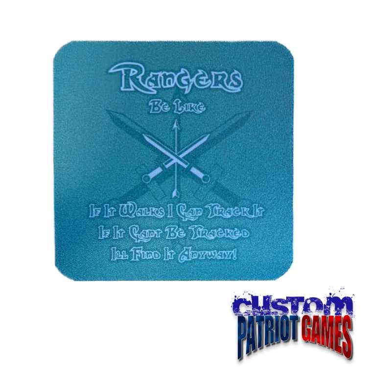 Ranger 4" Square Coaster
