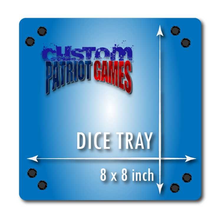 Custom 8" x 8" Dice Tray