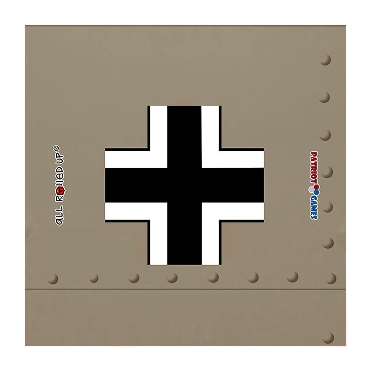 8" x 8" Military Themed Dice Tray - German